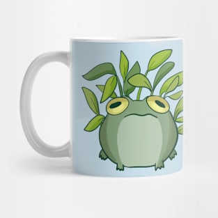 Cute frog and plants illustration Mug